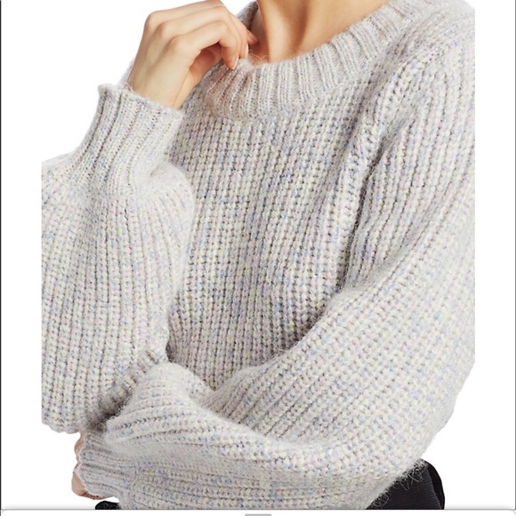 NWT STAUD Inu Balloon Sleeve Sweater